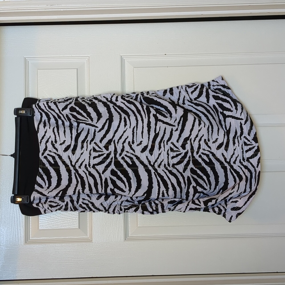 Zebra Print Skirt